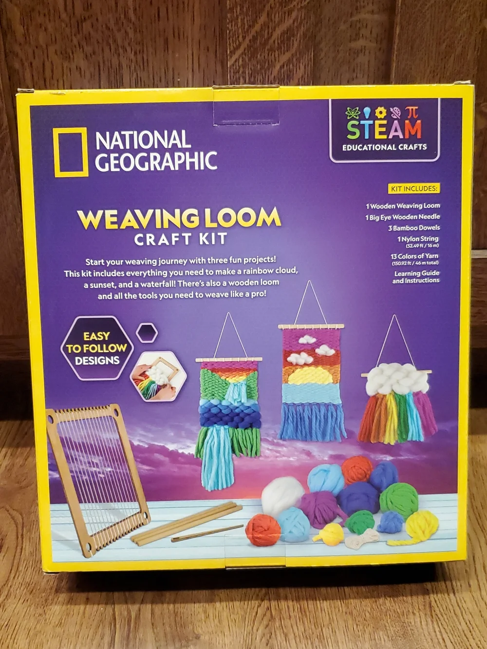 National Geographic Weaving Loom Craft Kit NEW SEALED IN BOX